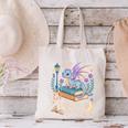 Just a Girl Who Loves Dragons & Books Reader Fantasy Fun Premium Tri-Blend Canvas Tote Bag