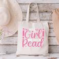 Just A Girl Who Loves To Read Book Lover Reading Books Canvas Tote Bag