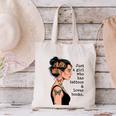Just a Girl Who Has Tattoos And Love Books Tattooed Inked Canvas Tote Bag