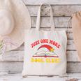 Just One More Book Club Bookish Hippie Canvas Tote Bag Just One More Book Club Bookish Hippie Canvas Tote Bag