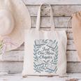 Just One More Chapter Blue Book Lover Reading Quote Canvas Tote Bag