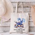 Just One More Chapter Book Dragon Reading Book Lover Bookish Canvas Tote Bag Just One More Chapter Book Dragon Reading Book Lover Bookish Canvas Tote Bag
