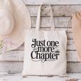 Just One More Chapter Book Lover Quote Reading Canvas Tote Bag Just One More Chapter Book Lover Quote Reading Canvas Tote Bag