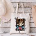 Just One More Chapter Cat Reading Books Coffee Lovers Premium Tri-Blend Canvas Tote Bag