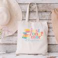 Just One More Chapter Floral Book Reading Teacher Bookworm Canvas Tote Bag