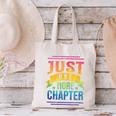 JUST ONE MORE CHAPTER Fun Reading Book Lover Canvas Tote Bag