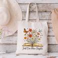 Just One More Chapter Open Book Flowers Canvas Tote Bag Just One More Chapter Open Book Flowers Canvas Tote Bag