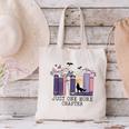 Just One More Chapter Romantasy Book Dragon Bookworm Bookish Canvas Tote Bag