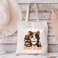 Kawaii Feline Book Reading Read Books Pet My Calico Cat Men Women Canvas Tote Bag Kawaii Feline Book Reading Read Books Pet My Calico Cat Men Women Canvas Tote Bag