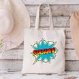 Kids Boys Benjamin Name Personalized Superhero Comic Book Canvas Tote Bag