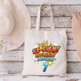 Kids Ka-Blam 7 Year Old Boys 7th Birthday Comic Book Super Hero Canvas Tote Bag Kids Ka-Blam 7 Year Old Boys 7th Birthday Comic Book Super Hero Canvas Tote Bag