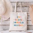 Kids The Littlest Book Club Member Book Lover Club Canvas Tote Bag