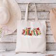 If You Know You Know 6 7 Six Seven Meme Floral Book Lover Canvas Tote Bag