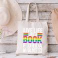 LGBTQ Quote Live Life Like A Banned Rainbow Book Canvas Tote Bag LGBTQ Quote Live Life Like A Banned Rainbow Book Canvas Tote Bag