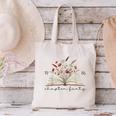 Life Chapter Forty 1986 Floral Book 40th Birthday Canvas Tote Bag