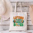 Lifting To Hold More Books Weightlifting Workout Gym Lover Canvas Tote Bag