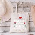 Most Likely To Read A Book On Christmas Matching Family Xmas Canvas Tote Bag