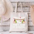 Most Likely To Read A Book On Christmas Snowman Family Canvas Tote Bag