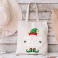 Most Likely To Read A Book Matching Christmas Elf Canvas Tote Bag