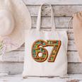 Literary 67 Bookshelf Six Seven Reading Meme Canvas Tote Bag