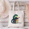 Lizard Reading Book Librarian Bookworm Reader Read Canvas Tote Bag