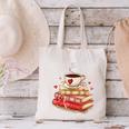 Love Book Coffee Heart Coquette Bow Valentines Day Canvas Tote Bag Love Book Coffee Heart Coquette Bow Valentines Day Canvas Tote Bag