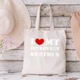 I Love My Introvert Brother I Heart My Introvert Brother Canvas Tote Bag I Love My Introvert Brother I Heart My Introvert Brother Canvas Tote Bag