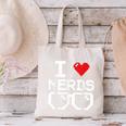 I Love Nerds I Heart Nerds For Science Book Knowledge Geeks Canvas Tote Bag