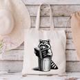 I Love Trashy Book Club Raccoon No Shelf Control Weirdcore Canvas Tote Bag