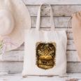 The Magic Of Books Vintage Style Reading Lover Cat & Tea Canvas Tote Bag