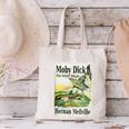 Moby Dick Book Cover Illustration Canvas Tote Bag