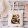 Nerdy Bearded Dragon Glasses Book Reading Canvas Tote Bag Nerdy Bearded Dragon Glasses Book Reading Canvas Tote Bag
