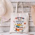 Nerdy Moms Raise Interesting Kids Books Science Canvas Tote Bag