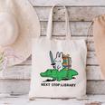 Next Stop Library Reading Book Canvas Tote Bag Next Stop Library Reading Book Canvas Tote Bag