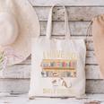 I Have No Shelf Control Book Lover Bookworms Canvas Tote Bag