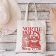 North Pole Book Club Christmas Canvas Tote Bag North Pole Book Club Christmas Canvas Tote Bag
