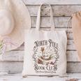 North Pole Book Club Christmas Xmas Hot Cocoa Bookish Canvas Tote Bag North Pole Book Club Christmas Xmas Hot Cocoa Bookish Canvas Tote Bag