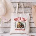 North Pole Book Club Hot Cocoa Bookworm Christmas Xmas Canvas Tote Bag