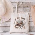 North Pole Book-Club Hot Cocoa Served Daily Christmas Book Canvas Tote Bag North Pole Book-Club Hot Cocoa Served Daily Christmas Book Canvas Tote Bag