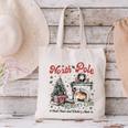 North Pole Book Club Book Lover Bookish Bookworm Christmas Canvas Tote Bag