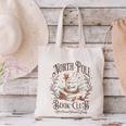 North Pole Readers Club Bookish Xmas Santa Book Reading Canvas Tote Bag North Pole Readers Club Bookish Xmas Santa Book Reading Canvas Tote Bag