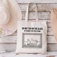 Do Not Tap On The Glass Sound Booth Introvert Canvas Tote Bag