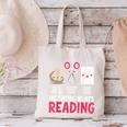 Nothing Beats Reading Rock Paper Scissors Book Lover Library Canvas Tote Bag