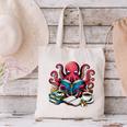 Octopus Reading Book Coffee Lover Bookaholic Bookworm Reader Canvas Tote Bag Octopus Reading Book Coffee Lover Bookaholic Bookworm Reader Canvas Tote Bag