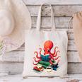 Octopus Reading Books Tea Coffee Canvas Tote Bag Octopus Reading Books Tea Coffee Canvas Tote Bag