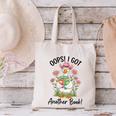 Oops I Got Another Book Cute Goose Librarian Reading Teacher Canvas Tote Bag