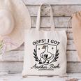 OOPS I GOT Another Book Design Canvas Tote Bag OOPS I GOT Another Book Design Canvas Tote Bag