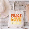 Peace Love Books Men Women Canvas Tote Bag