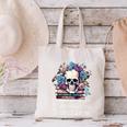 Psychological Thriller Reader Fan Skull Flowers Books Canvas Tote Bag Psychological Thriller Reader Fan Skull Flowers Books Canvas Tote Bag