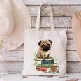 Pug Dog Reading Book Coffee Read Books Be Kind Stay Weird Canvas Tote Bag Pug Dog Reading Book Coffee Read Books Be Kind Stay Weird Canvas Tote Bag